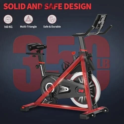 DMASUN Exercise Bike for Home Gym Use with LCD Display & Tablet Holder uk .