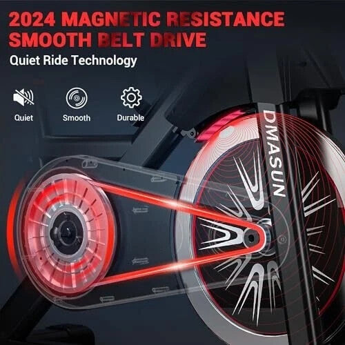 DMASUN Exercise Bike for Home Gym Use with LCD Display & Tablet Holder uk .