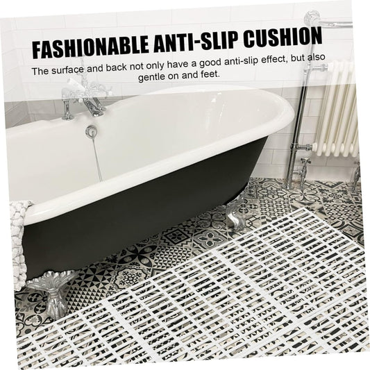 20pcs  Non-Slip Bath Shower Floor Mat Anti Slip Bathroom Mats Drain Holes